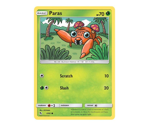 Pokemon: Paras 4/68 - Hidden Fates | Romulus Games