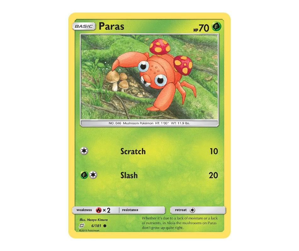 Pokemon: Paras 6/181 - Team Up | Romulus Games