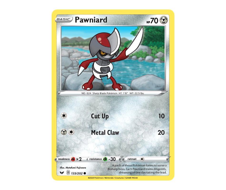 Pokemon: Pawniard 133/202 - Sword & Shield | Romulus Games