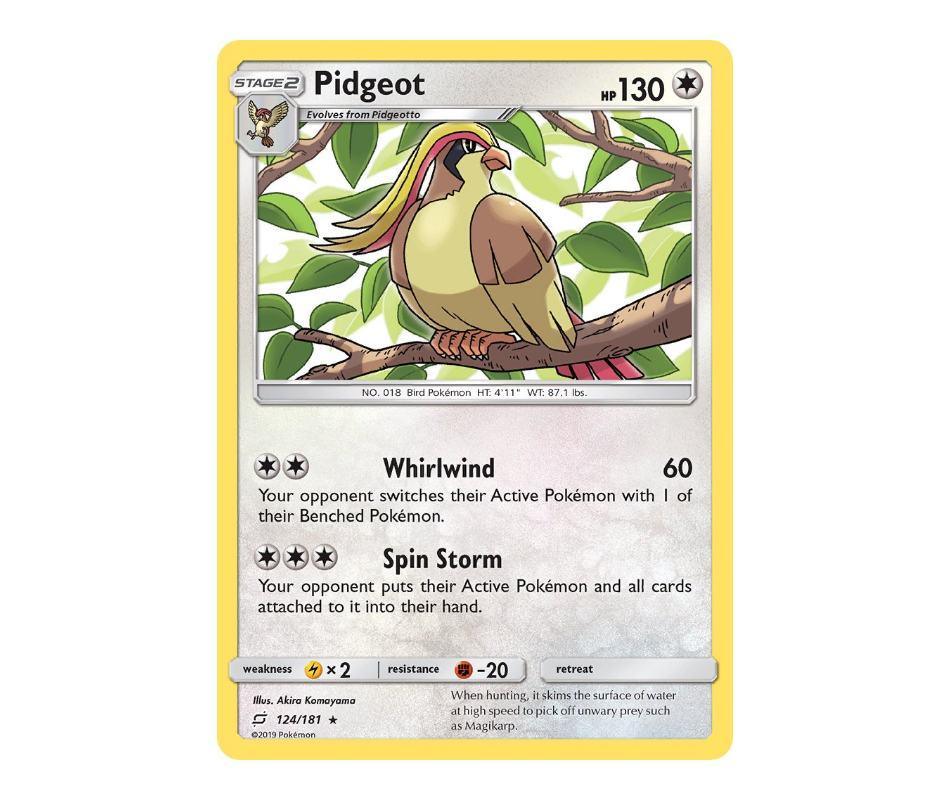 Pokemon: Pidgeot 124/181 - Team Up | Romulus Games