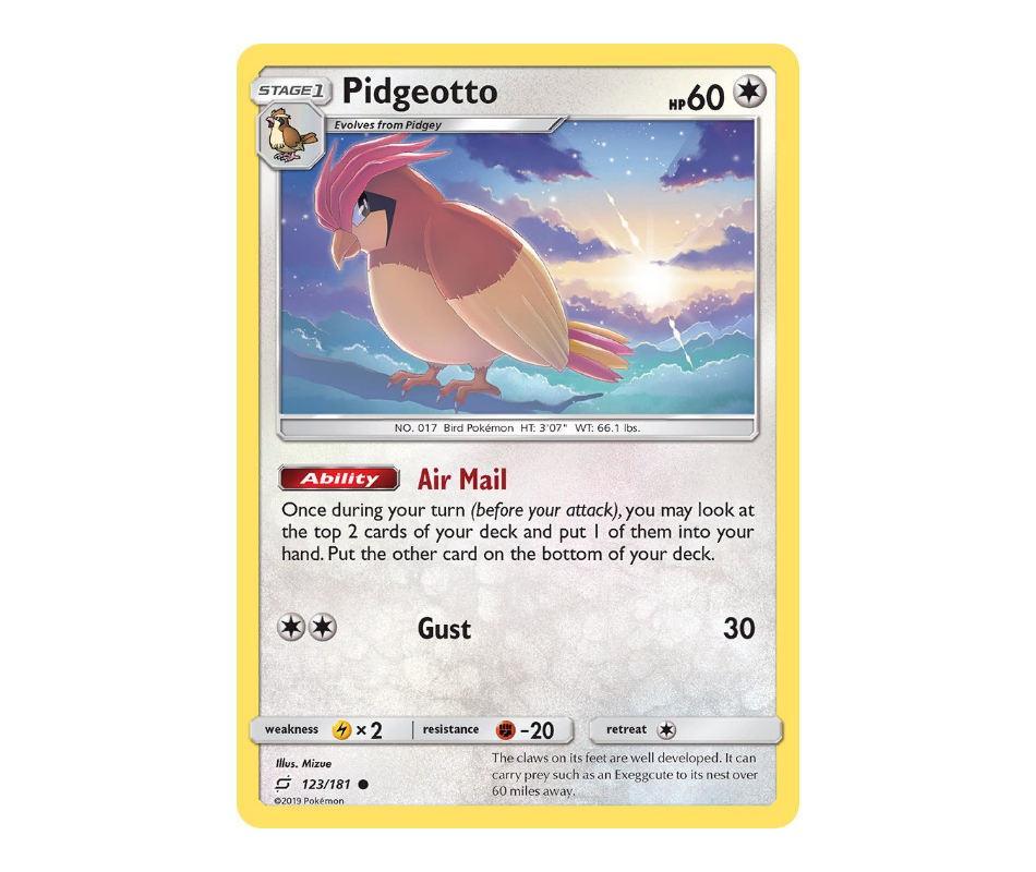 Pokemon: Pidgeotto 123/181 - Team Up | Romulus Games