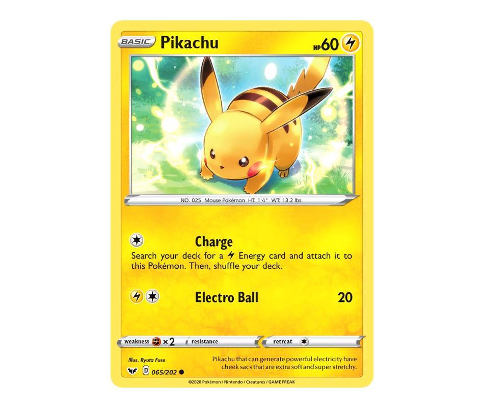 Pokemon: Pikachu 065/202 - Sword & Shield | Romulus Games