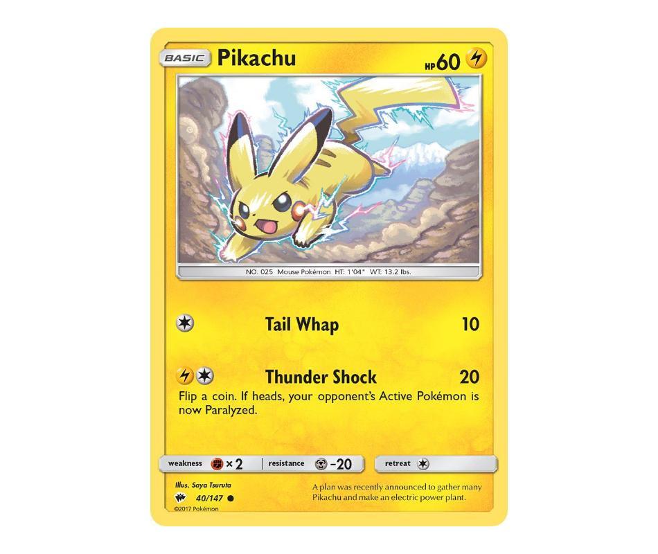 Pokemon: Pikachu 40/147 - Burning Shadows | Romulus Games