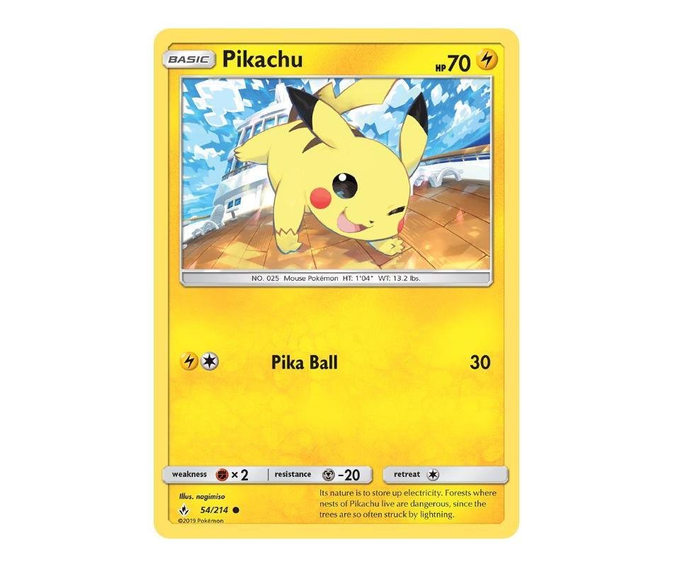 Pokemon: Pikachu 54/214 - Unbroken Bonds | Romulus Games