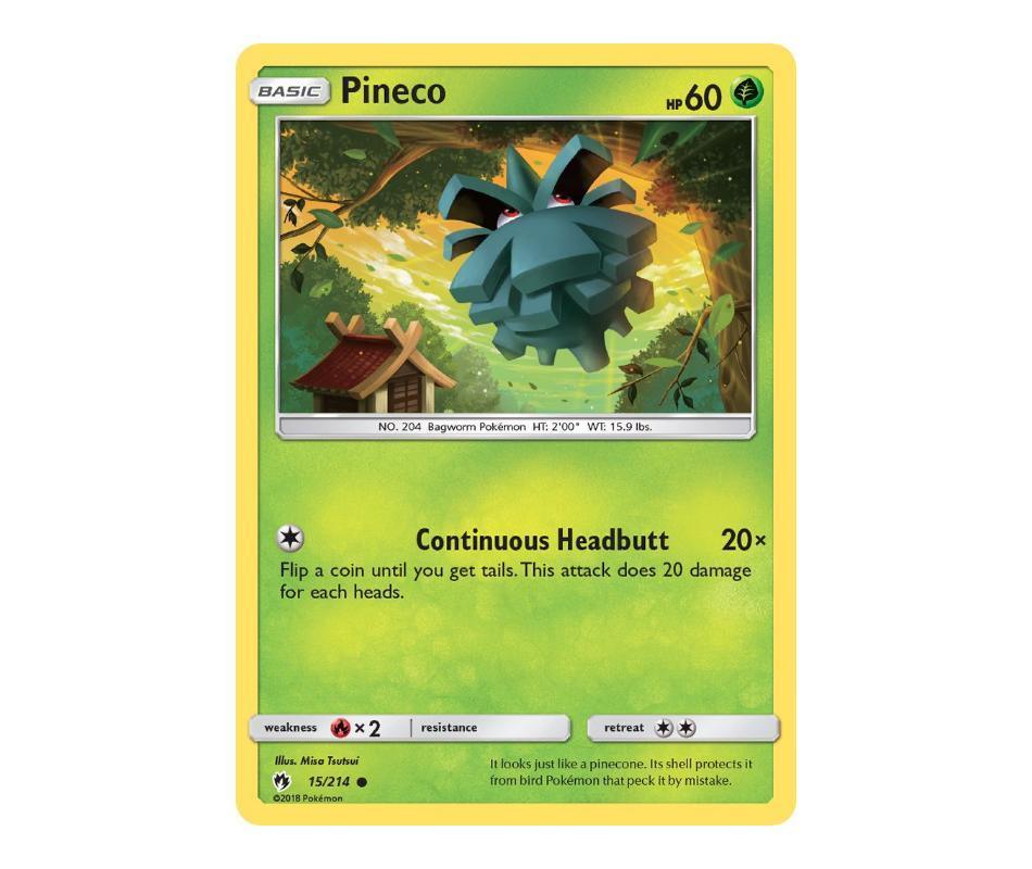 Pokemon: Pineco 15/214 - Lost Thunder | Romulus Games