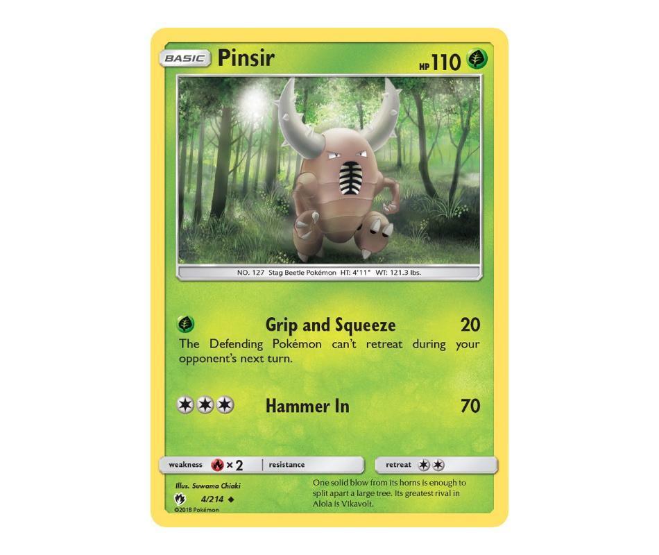 Pokemon: Pinsir 4/214 - Lost Thunder | Romulus Games