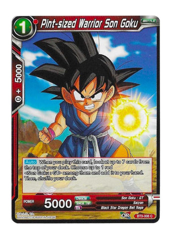 Dragon Ball Super: Pint-sized Warrior Son Goku BT3-006 - Cross Worlds | Romulus Games