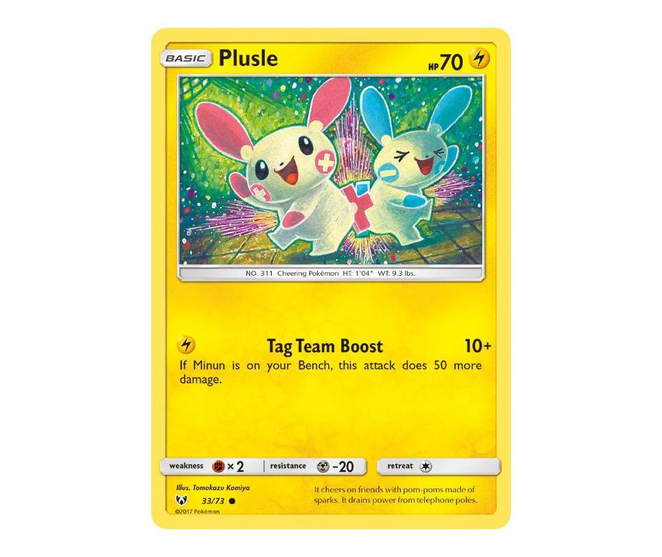 Pokemon: Plusle 33/73 - Shining Legends | Romulus Games