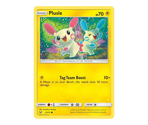 Pokemon: Plusle 33/73 - Shining Legends | Romulus Games