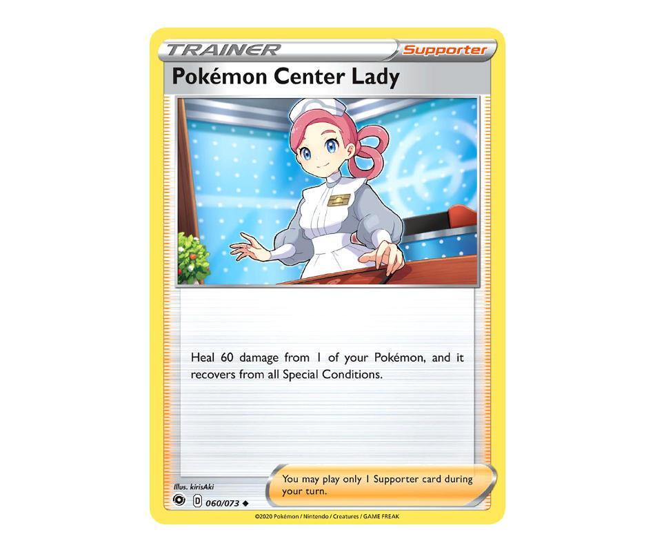 Pokemon: Pok‚àö¬©mon Center Lady 060/073 - Champion's Path | Romulus Games