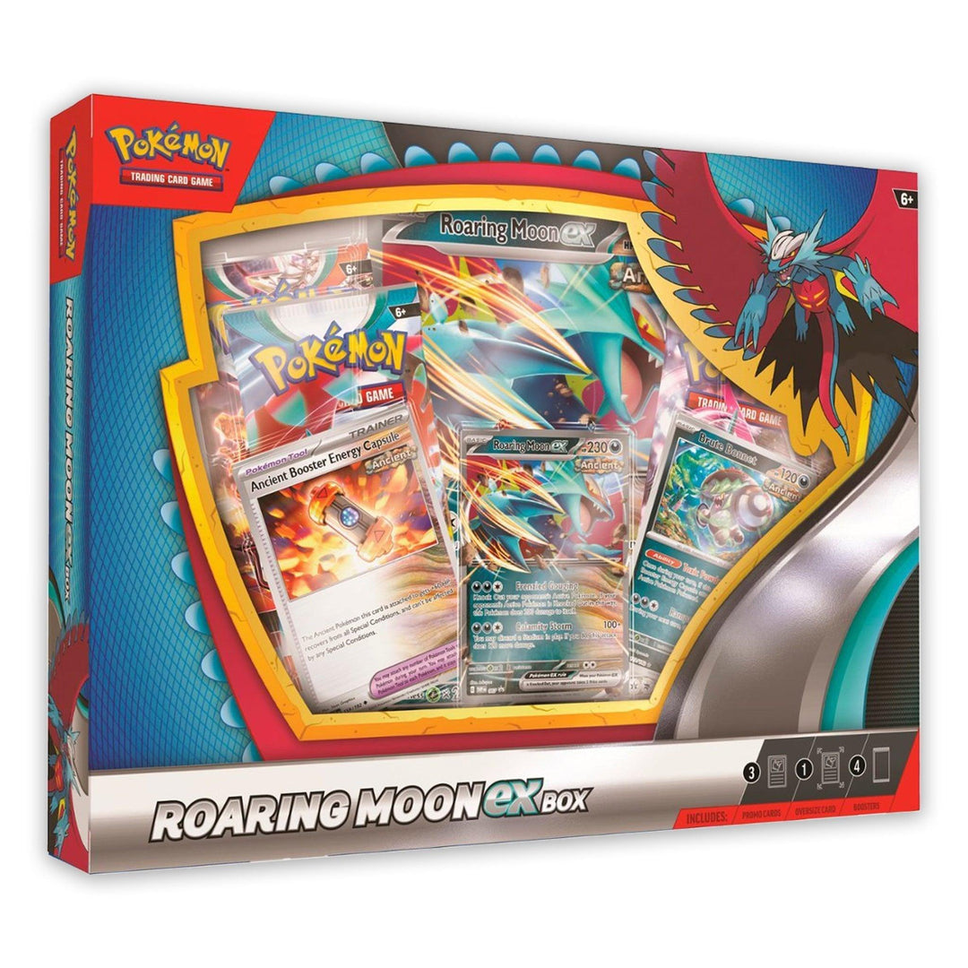 Pokemon: Roaring Moon/Iron Valiant EX - Collection Box | Romulus Games