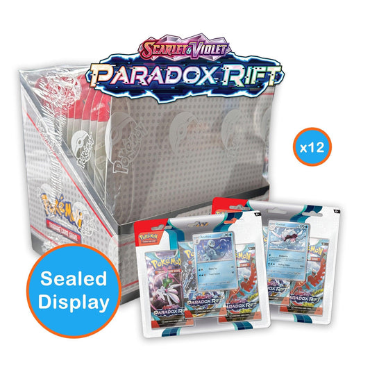 Pokemon: Scarlet & Violet Paradox Rift - 3 Pack Blister: Display Box | Romulus Games