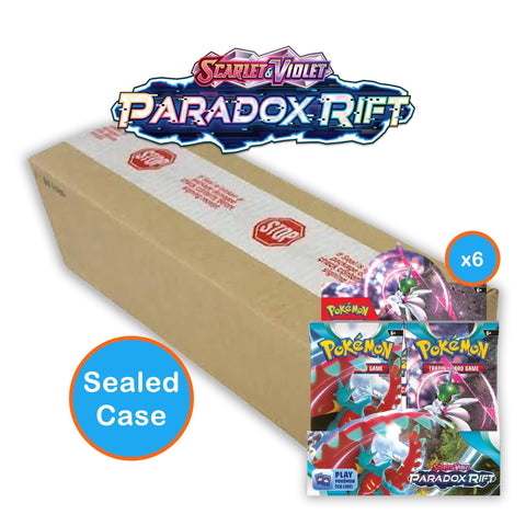 Pokemon: Scarlet & Violet Paradox Rift - Booster Box: Sealed Case (6 Booster Boxes) | Romulus Games