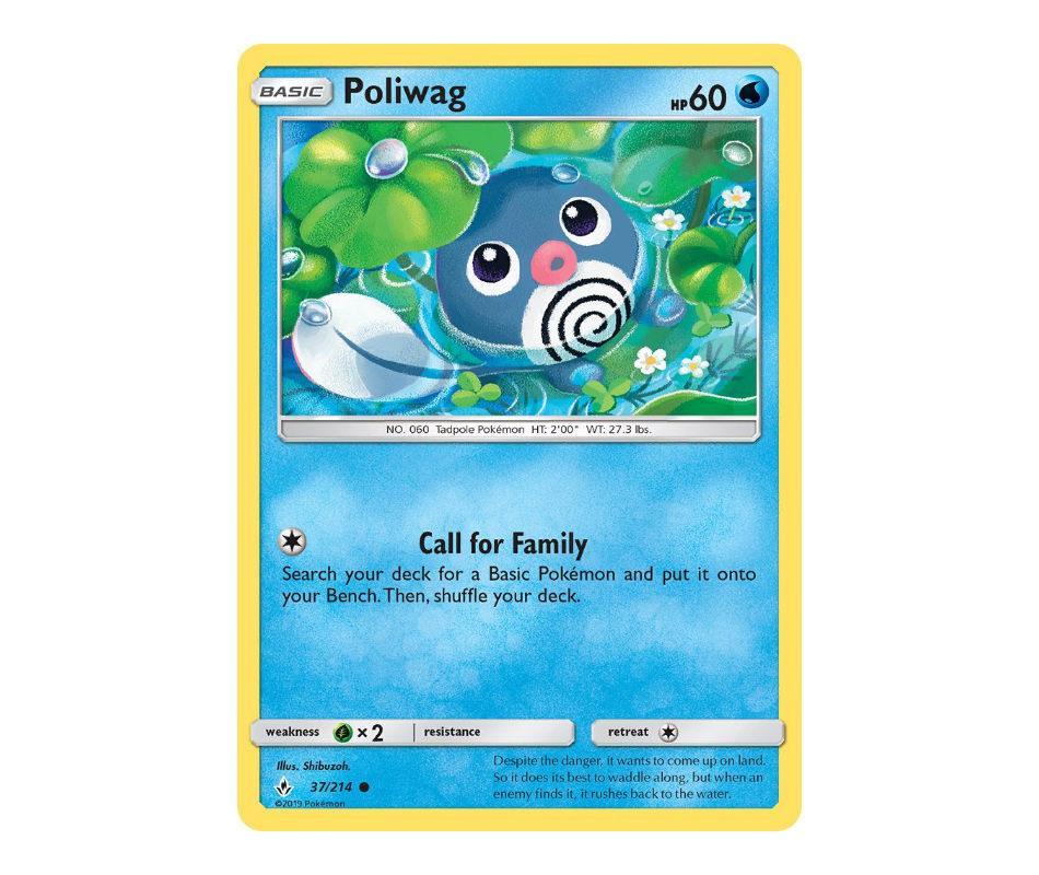 Pokemon: Poliwag 37/214 - Unbroken Bonds | Romulus Games