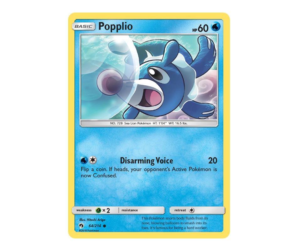 Pokemon: Popplio 64/214 - Lost Thunder | Romulus Games