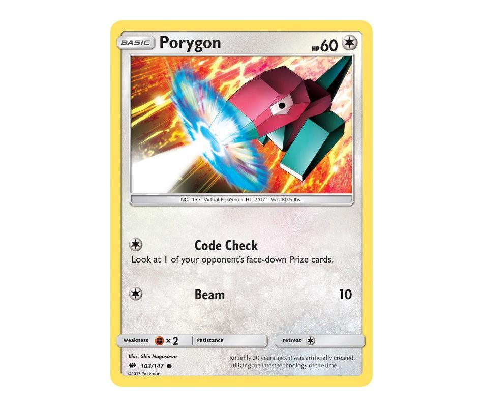 Pokemon: Porygon 103/147 - Burning Shadows | Romulus Games