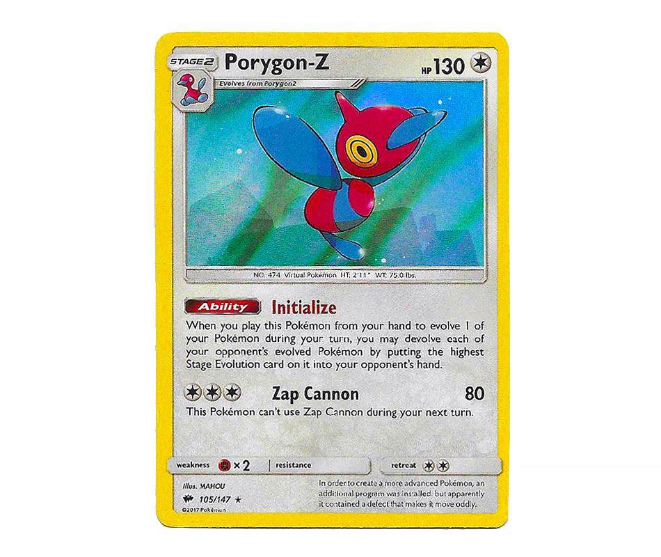 Pokemon: Porygon-Z 105/147 (Holo) - Burning Shadows | Romulus Games