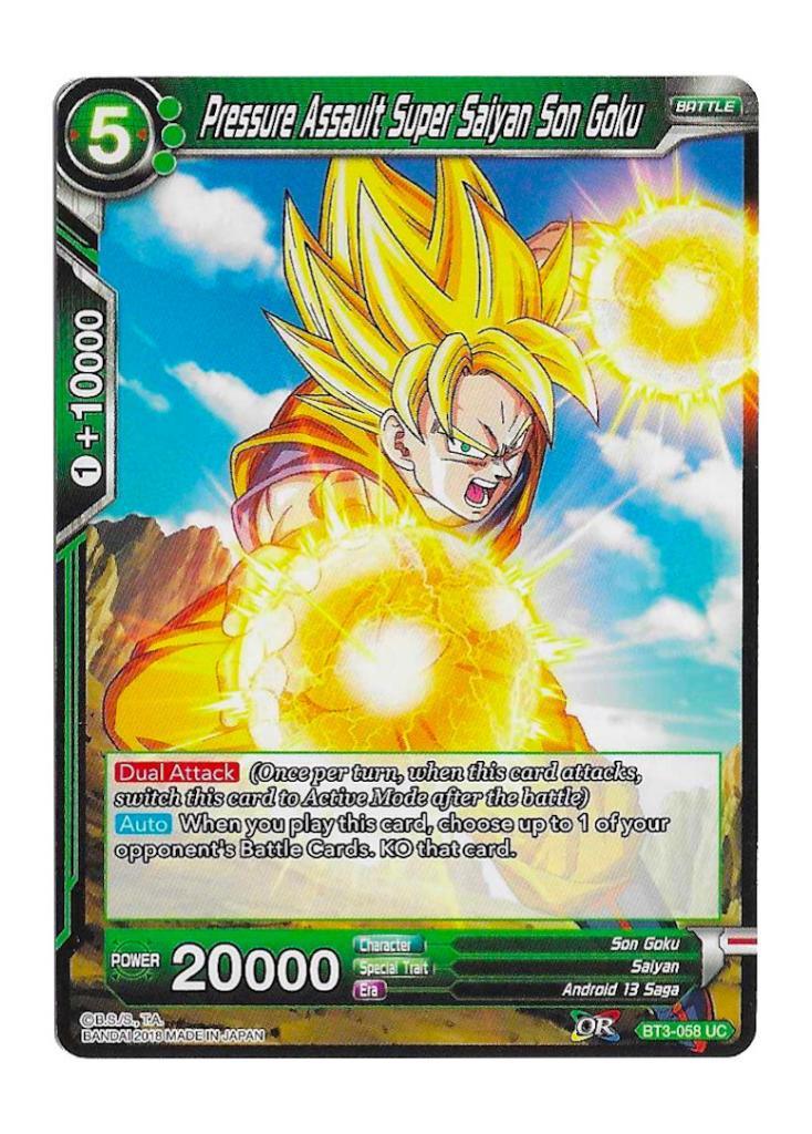 Dragon Ball Super: Pressure Assault Super Saiyan Son Goku BT3-058 - Cross Worlds | Romulus Games