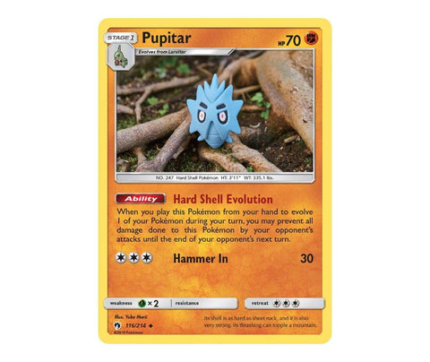 Pokemon: Pupitar 116/214 - Lost Thunder | Romulus Games