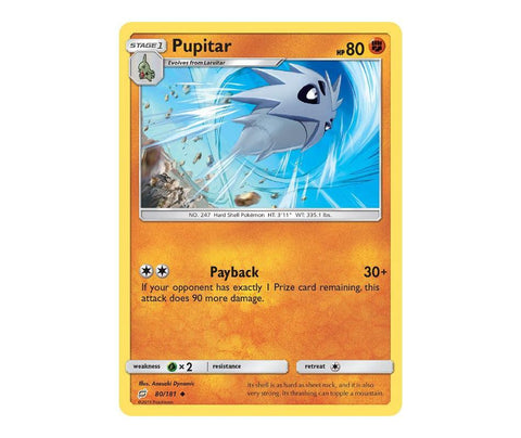 Pokemon: Pupitar 80/181 - Team Up | Romulus Games