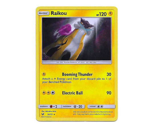Pokemon: Raikou 32/73 (Holo) - Shining Legends | Romulus Games