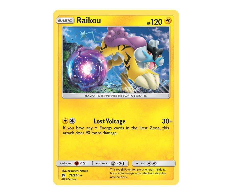 Pokemon: Raikou 79/214 - Lost Thunder | Romulus Games