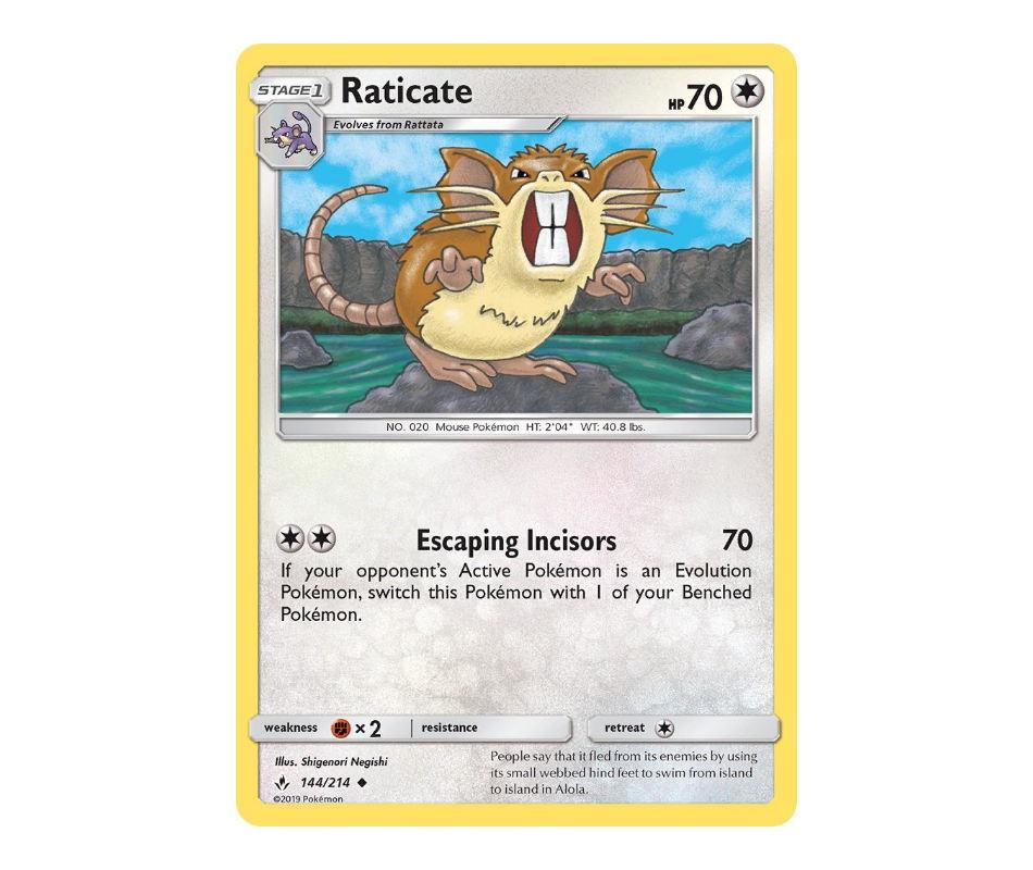 Pokemon: Raticate 144/214 - Unbroken Bonds | Romulus Games