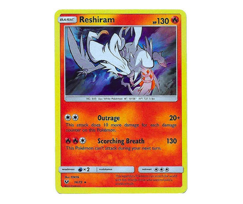 Pokemon: Reshiram 14/73 (Holo) - Shining Legends | Romulus Games