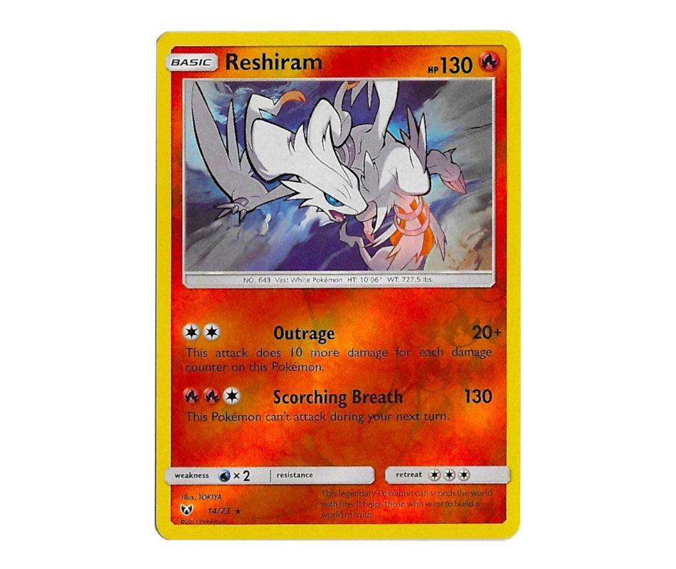 Pokemon: Reshiram 14/73 (Reverse Holo) - Shining Legends | Romulus Games