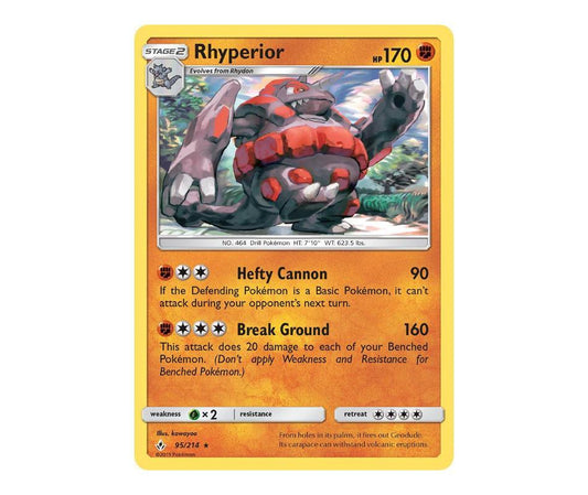Pokemon: Rhyperior 95/214 - Unbroken Bonds | Romulus Games