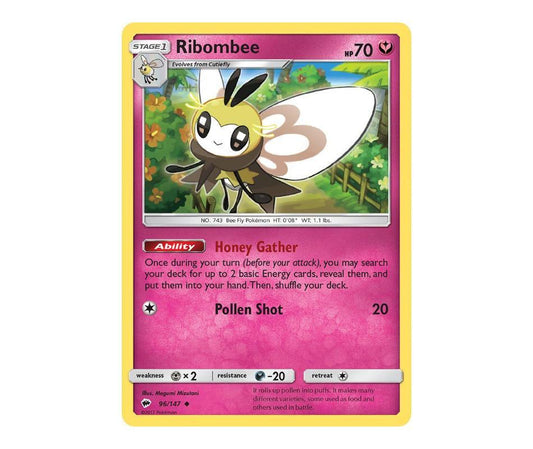Pokemon: Ribombee 96/147 - Burning Shadows | Romulus Games