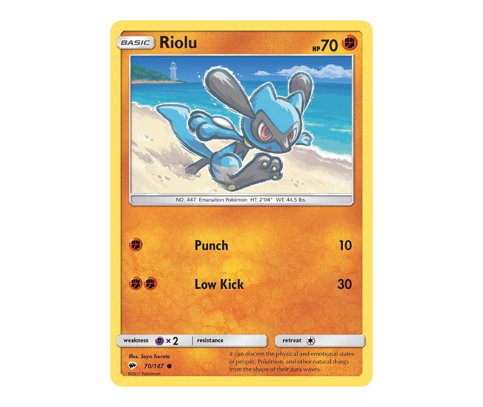 Pokemon: Riolu 70/147 - Burning Shadows | Romulus Games