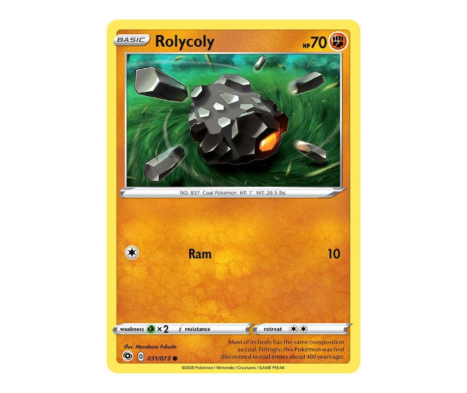 Pokemon: Rolycoly 031/073 - Champion's Path | Romulus Games