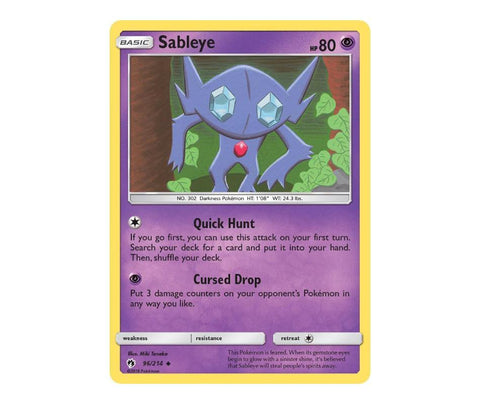 Pokemon: Sableye 96/214 - Lost Thunder | Romulus Games