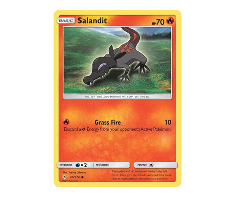 Pokemon: Salandit 30/214 - Unbroken Bonds | Romulus Games