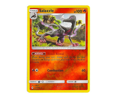 Pokemon: Salazzle 31/214 (Reverse Holo) - Unbroken Bonds | Romulus Games