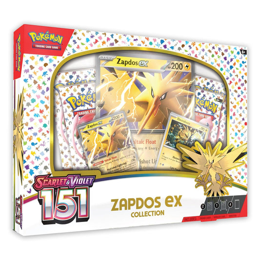 Pokemon: Scarlet & Violet 151 - Zapdos EX - Collection Box | Romulus Games