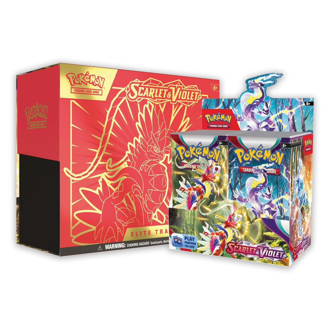 Pokemon: Scarlet & Violet Base Set - Booster Box & ETB Bundle (Koraidon) | Romulus Games