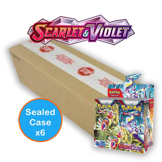 Pokemon: Scarlet & Violet Base Set - Booster Box: Sealed Case (6 Booster Boxes) | Romulus Games