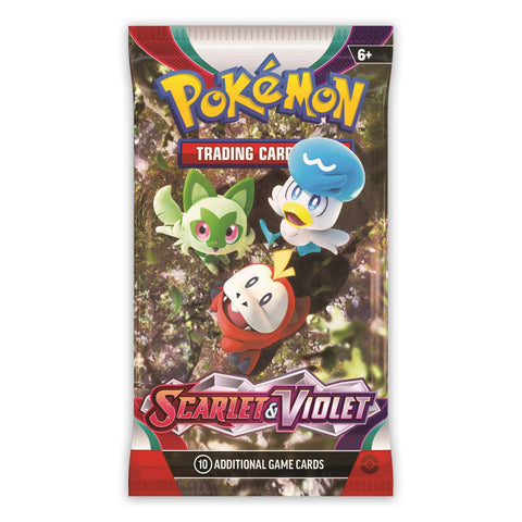 Pokemon: Scarlet & Violet Base Set - Booster Pack: Artwork Set (4 Packs) | Romulus Games