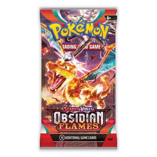 Pokemon: Scarlet & Violet Obsidian Flames - Booster Pack: Artwork Set (4 Packs) | Romulus Games