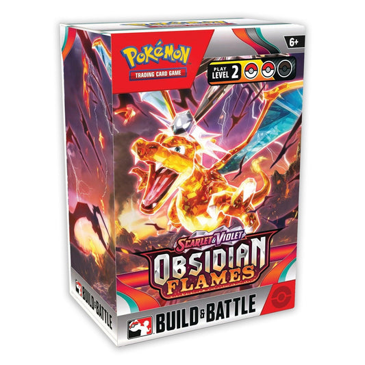 Pokemon: Scarlet & Violet Obsidian Flames - Build and Battle: Box | Romulus Games