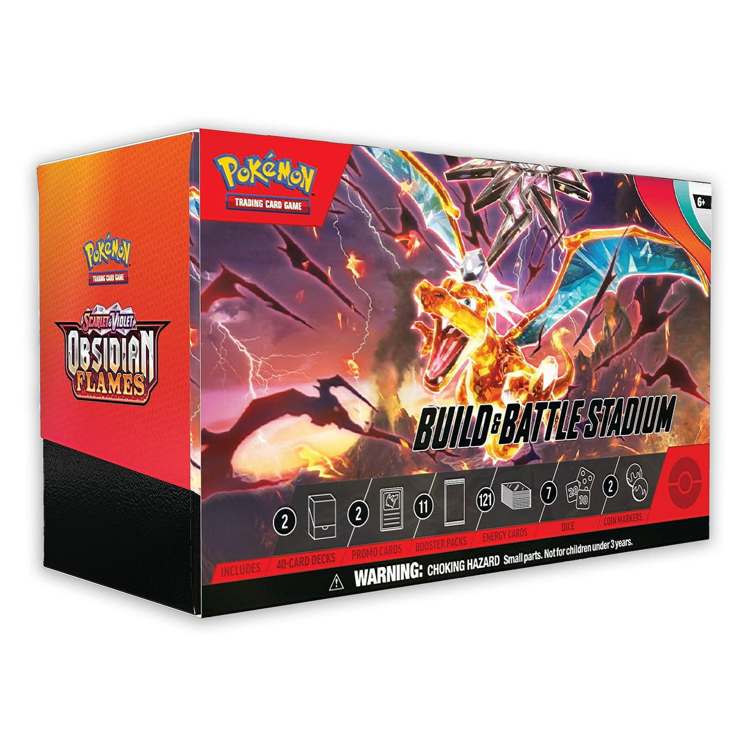 Pokemon: Scarlet & Violet Obsidian Flames - Build and Battle: Stadium | Romulus Games