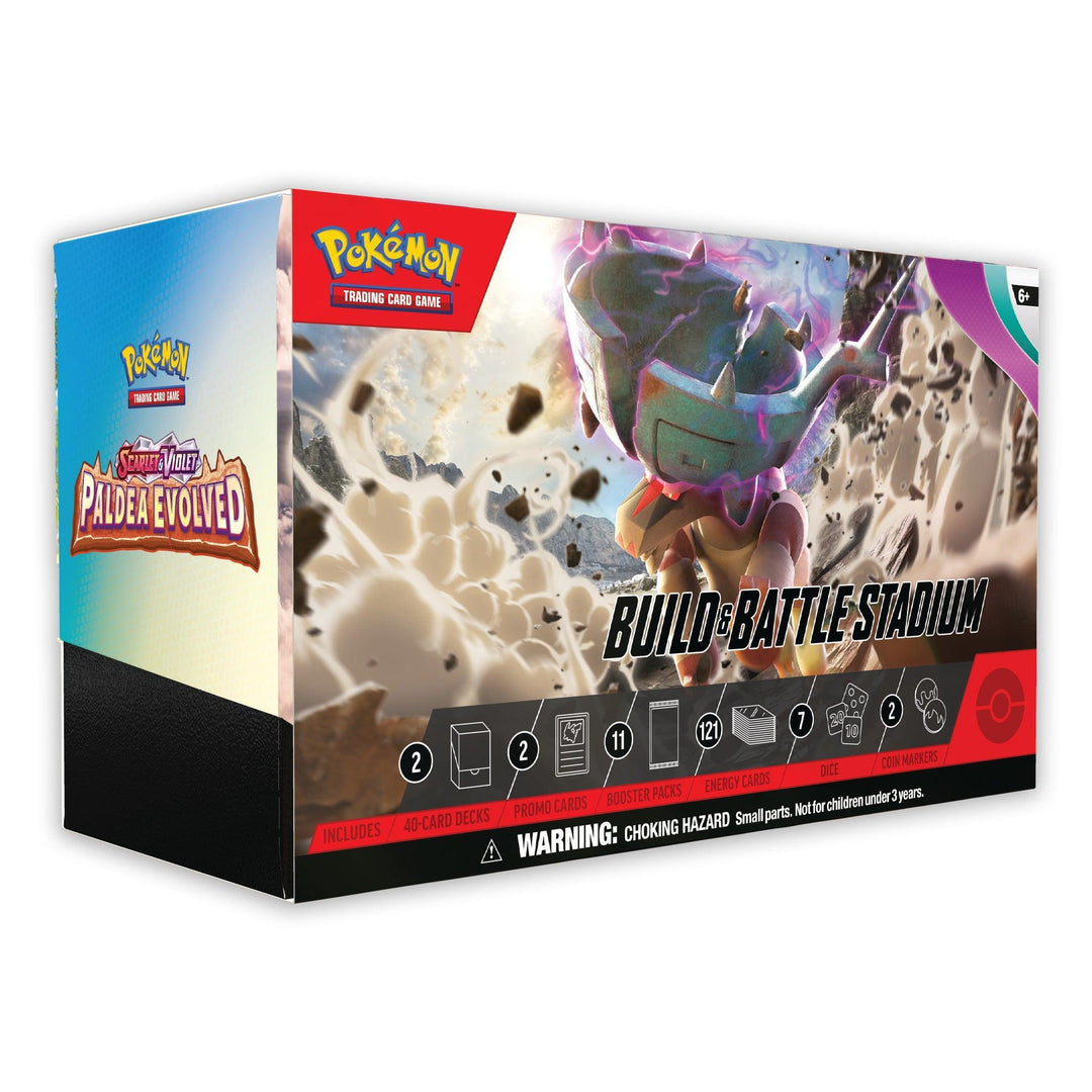 Pokemon: Scarlet & Violet Paldea Evolved - Build and Battle: Stadium | Romulus Games