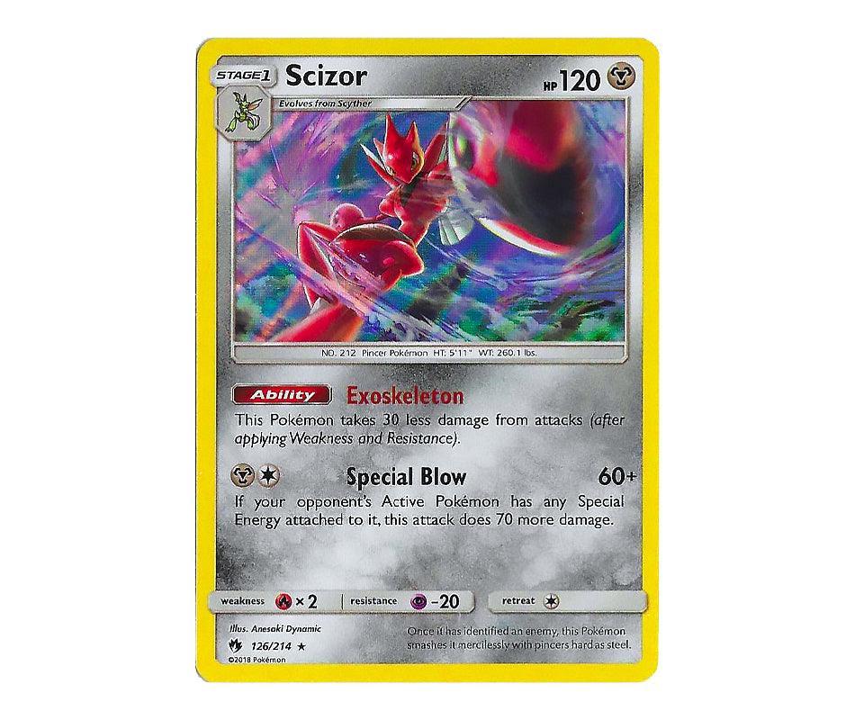 Pokemon: Scizor 126/214 (Holo) - Lost Thunder | Romulus Games