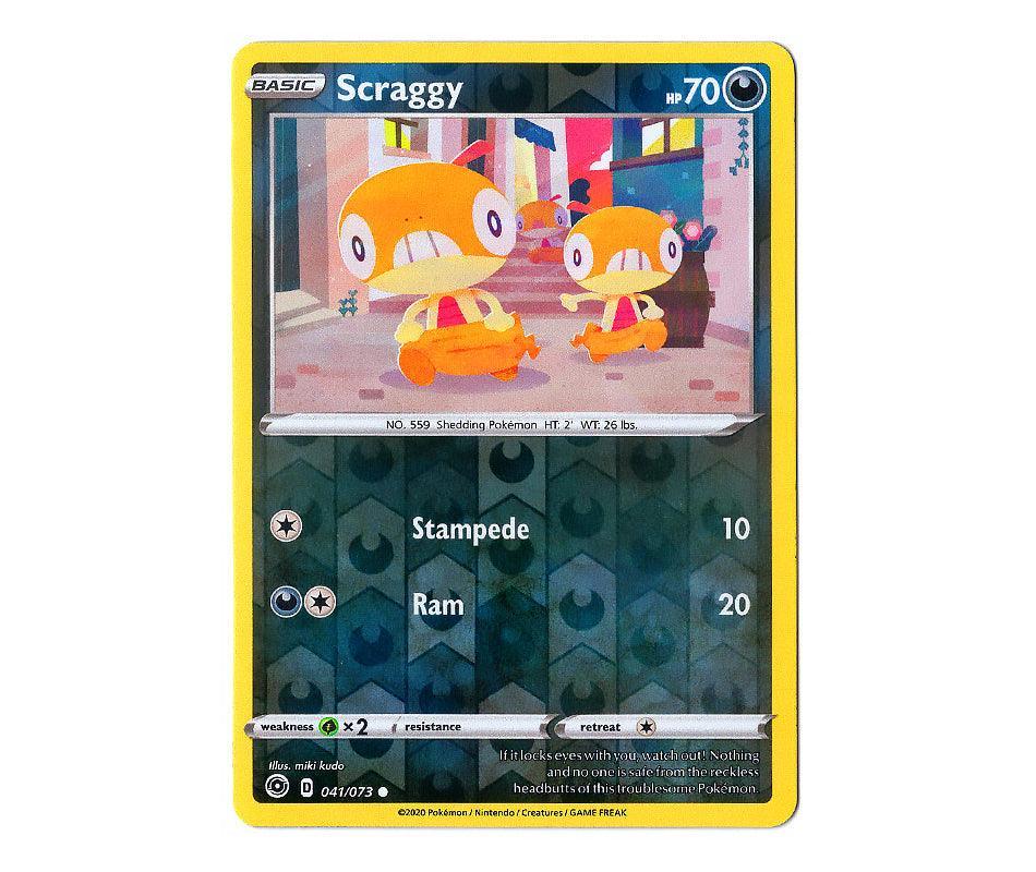 Pokemon: Scraggy 041/073 (Reverse Holo) - Champion's Path | Romulus Games