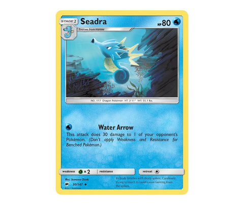 Pokemon: Seadra 30/147 - Burning Shadows | Romulus Games