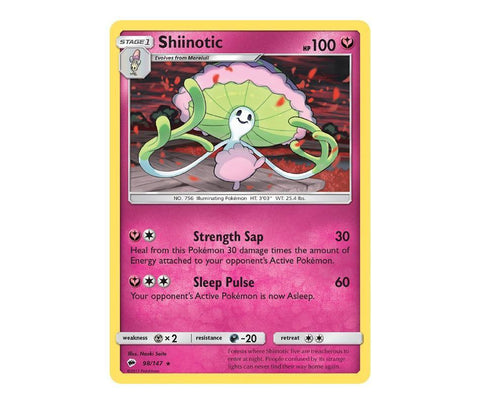 Pokemon: Shiinotic 98/147 - Burning Shadows | Romulus Games