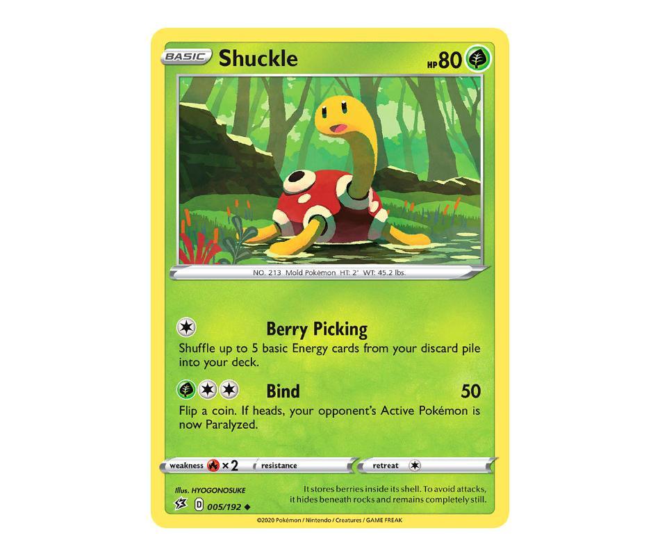 Pokemon: Shuckle 005/192 - Rebel Clash | Romulus Games