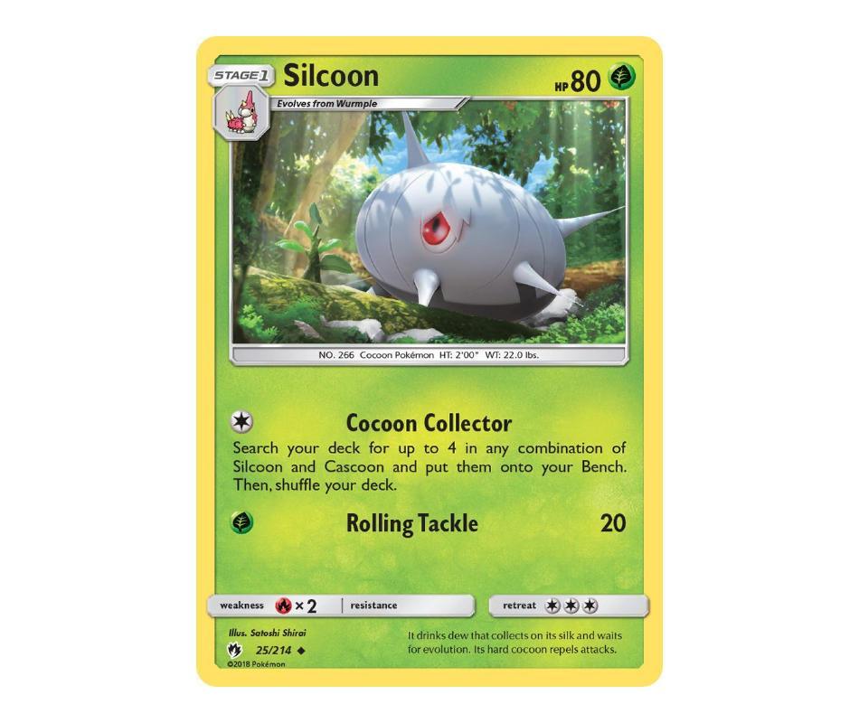 Pokemon: Silcoon 25/214 - Lost Thunder | Romulus Games